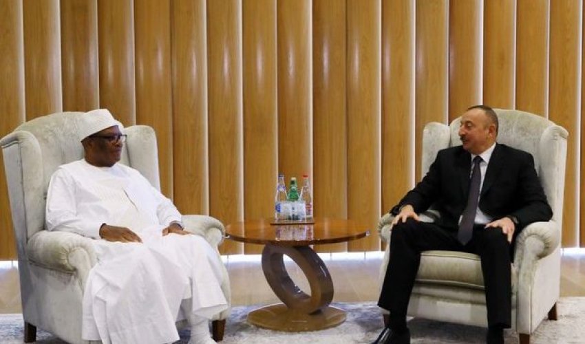 Azərbaycan və Mali prezidentlərinin görüşü olub