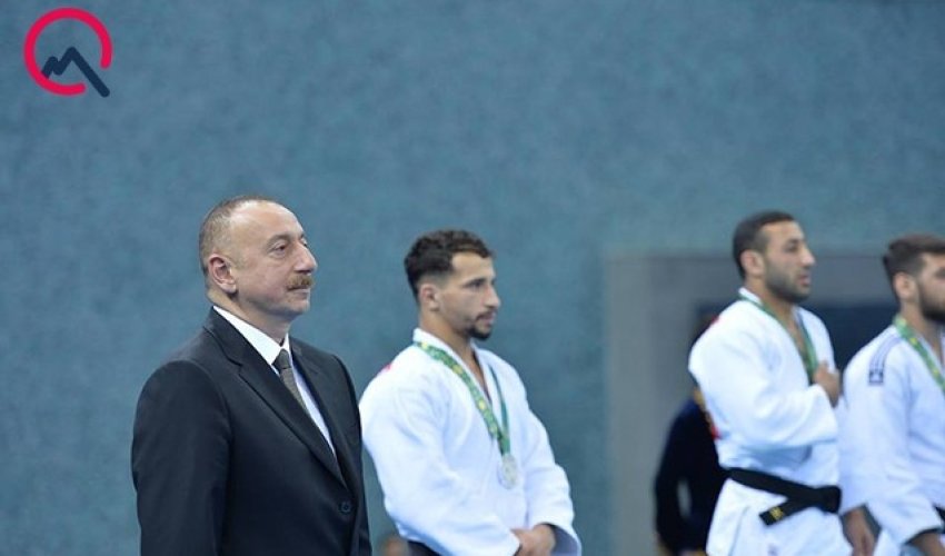 Nicata qızıl medalı prezident verdi  - FOTOLAR