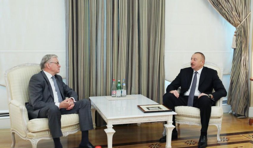 Prezident İlham Əliyev Niderland Krallığı Senatının sabiq sədrini qəbul edib - FOTO