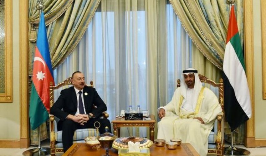 Azərbaycan Prezidenti Əbu-Dabinin vəliəhdi ilə görüşüb