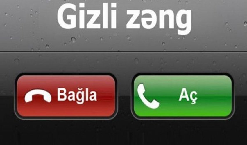 Telefonunuza zəng vuran gizli nömrəni açmaq