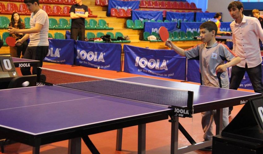 Autizmli uşaqlar arasında ilk dəfə stolüstü tennis yarışı keçirilib