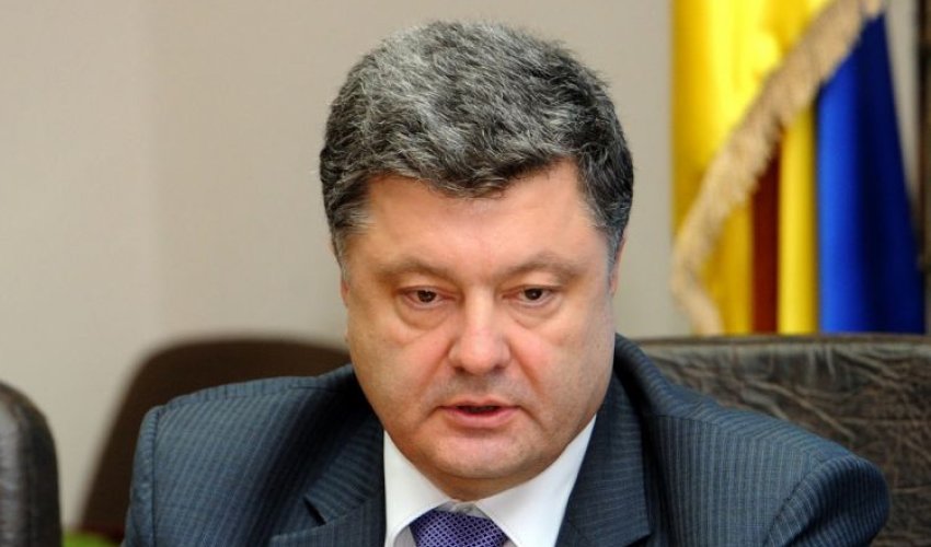 Ukrayna prezidenti Azərbaycandan danışdı