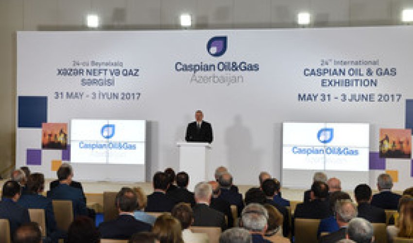 Prezident İlham Əliyev  konfransının açılışında iştirak edib