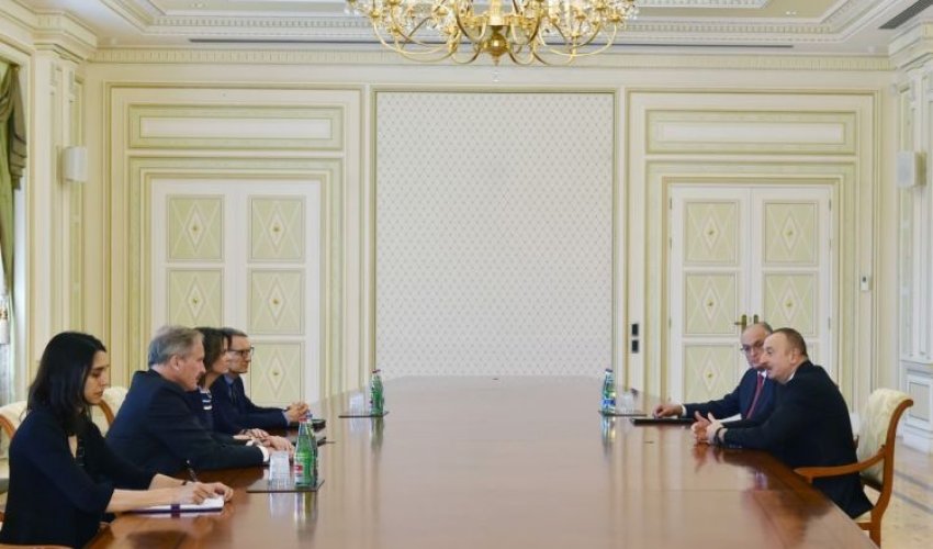 Ильхам Алиев принял Робина Даннигана Ильхам Алиев принял Робина Даннигана