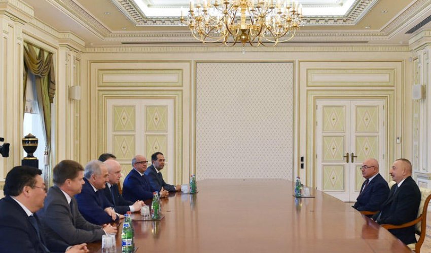 İlham Əliyev gömrük xidməti rəhbərlərini qəbul edib