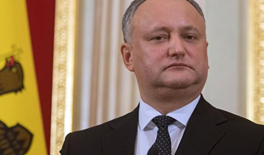 Moldova prezidenti İqor Dodonun rəsmi qarşılanma mərasimi olub