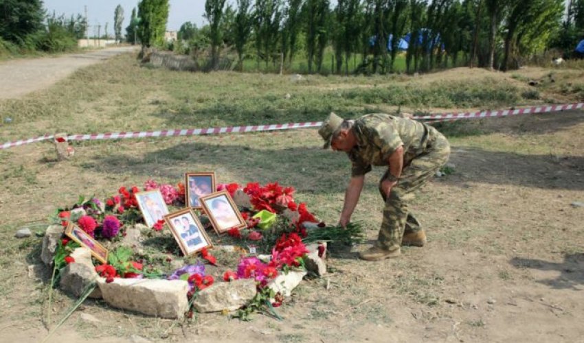Zakir Həsənov  Zəhranın öldürüldüyü yerdə -  FOTO