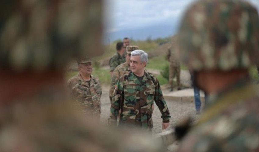 Sarkisyan Azərbaycana əsgərinin bir addımlığında