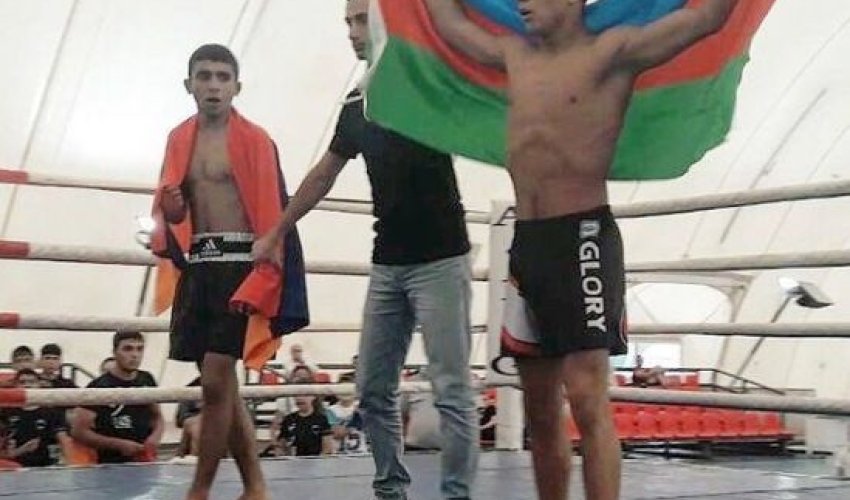 Azərbaycanlı idmançı iki erməniyə qalib gəldi - VIDEO