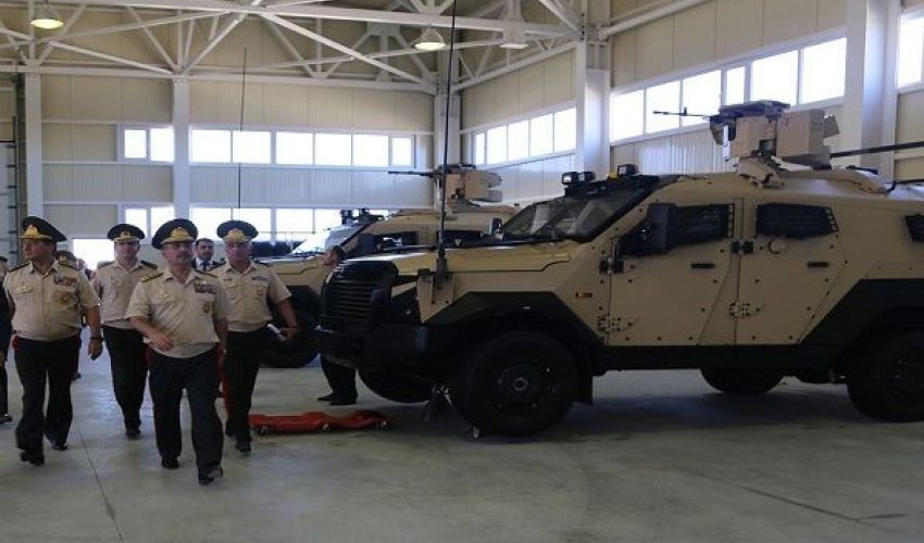 Azərbaycanda zirehli döyüş avtomobillərinin təmiri mərkəzi açıldı – FOTOLAR