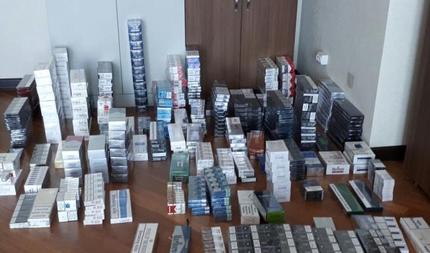 Gömrükçülər aksiz markası olmayan 73 min ədəd siqaret AŞKARLADI - FOTO