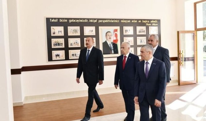 İlham Əliyev 74 nömrəli məktəbdə – FOTOLAR