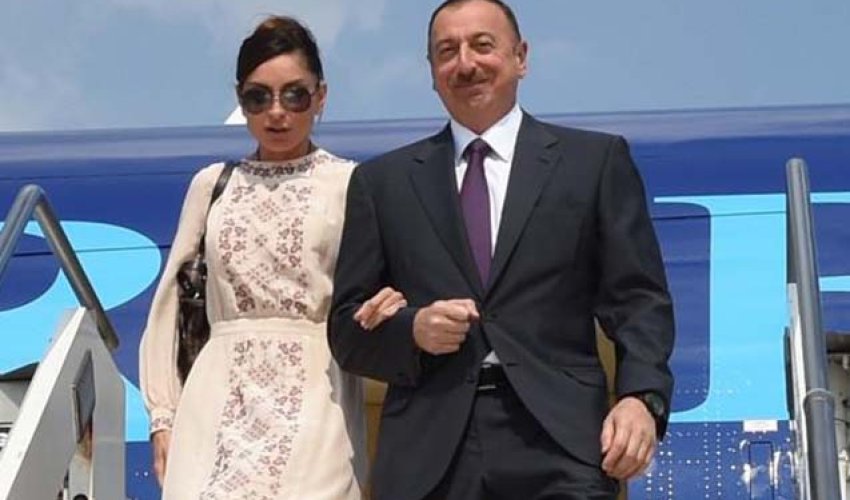 İlham Əliyevlə xanımı ABŞ-a getdi