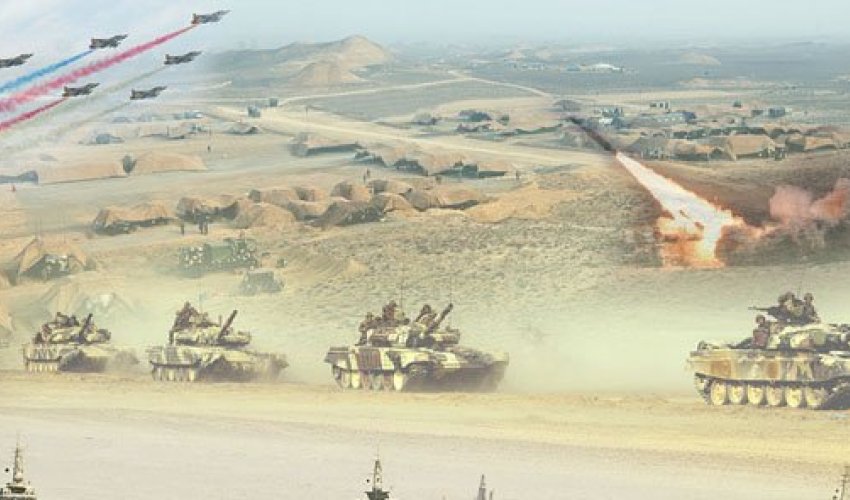 Ordumuzun müharibə hazırlığı: hədəflər darmadağın edildi