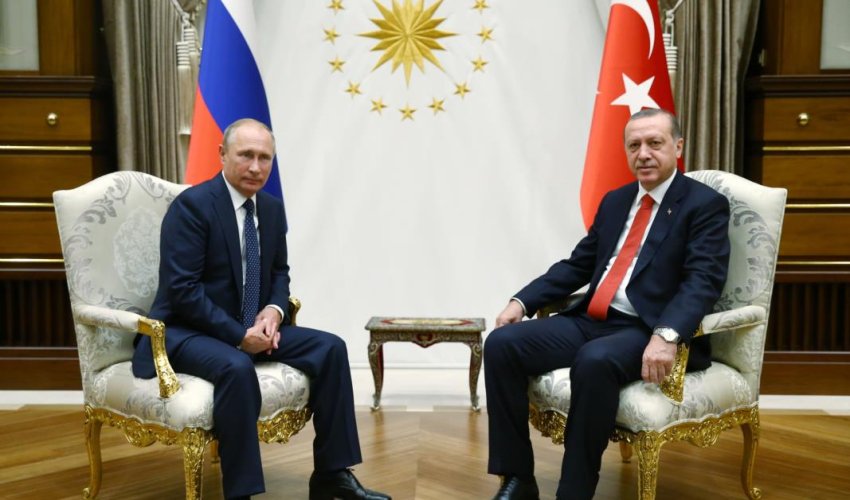 Ərdoğan-Putin görüşü başladı