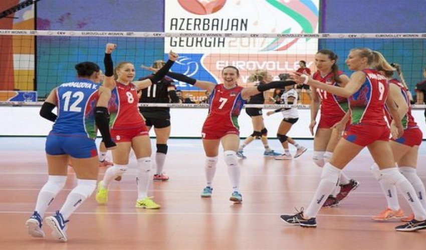 Qadın voleybolçularımız yarımfinala vəsiqə qazandı