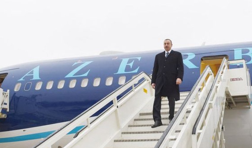 Prezident İlham Əliyev Soçiyə səfər edib