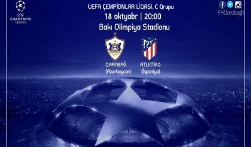 “Qarabağ” – “Atletiko” matçının hakimləri müəyyənləşdi