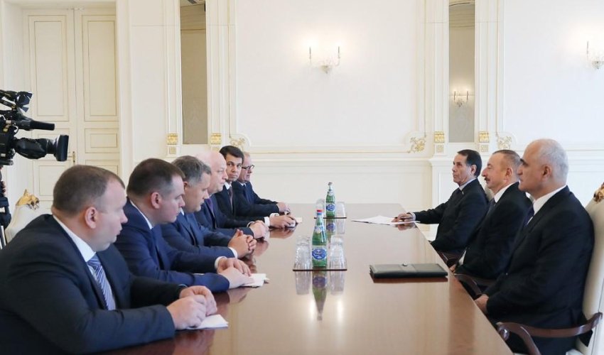 İlham Əliyev Stepan Kubivini qəbul edib