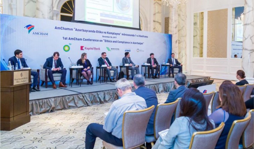 Kapital Bank-ın təşkilatçılığı ilə “Azərbaycanda Etika və komplayns” konfransı keçirilib