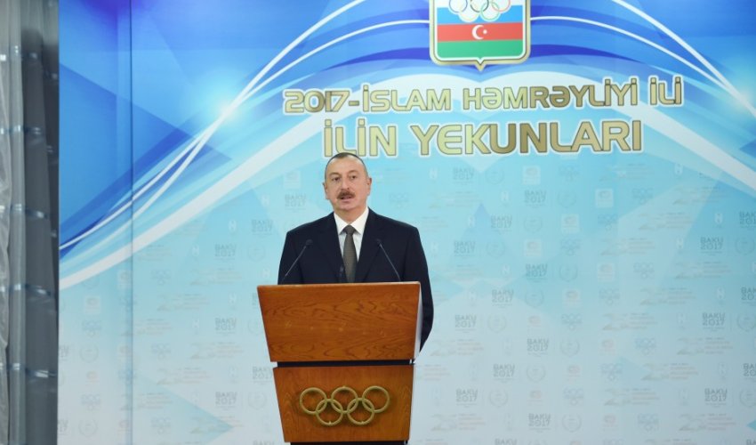 “İdmançılarımız 851 medal qazanıb” – İlham Əliyev