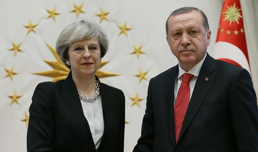 Ərdoğan Tereza Meylə Qüdsü müzakirə edib