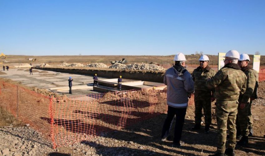 Cəbhəboyu zonada hərbi obyektlər tikilir