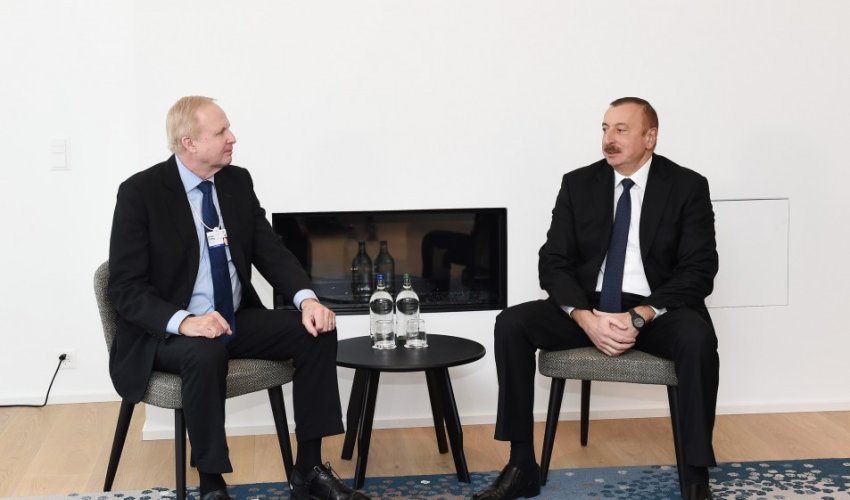 Prezident BP-nin direktoru ilə görüşüb