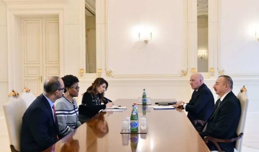 Azerbaijani president receives WB regional director for South Caucasus