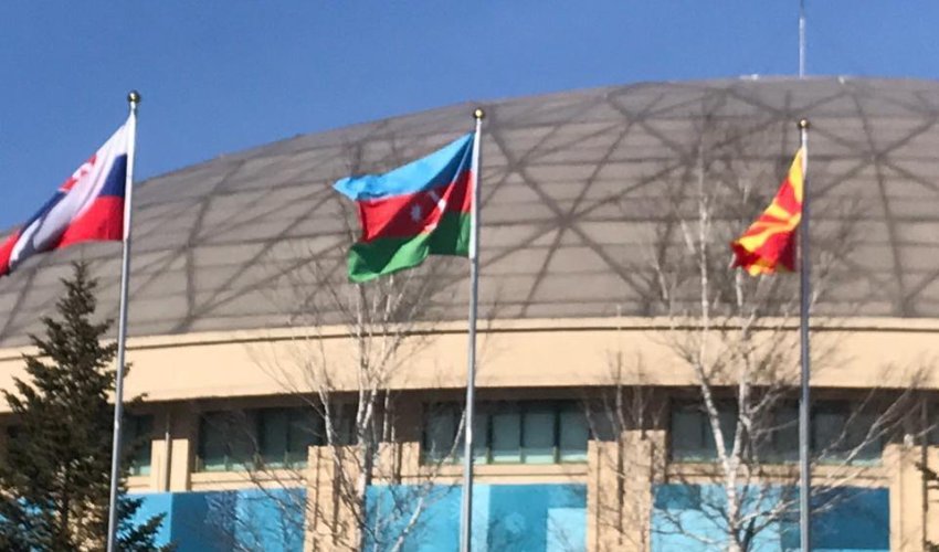 В Олимпийской деревне поднят флаг Азербайджана