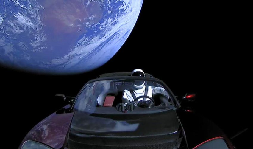 Marsa doğru uçan elektromobil