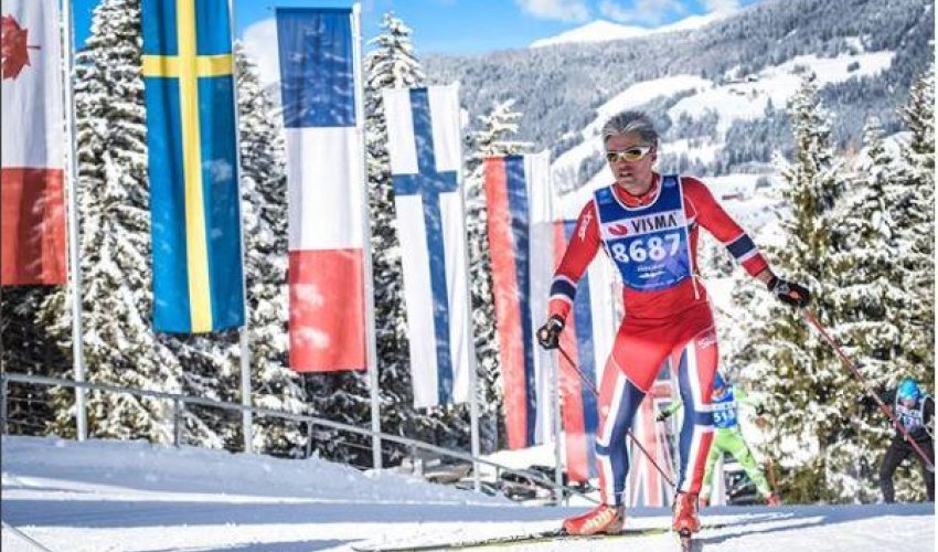 Sevil Əliyevanın oğlu xizək yarışında - FOTO