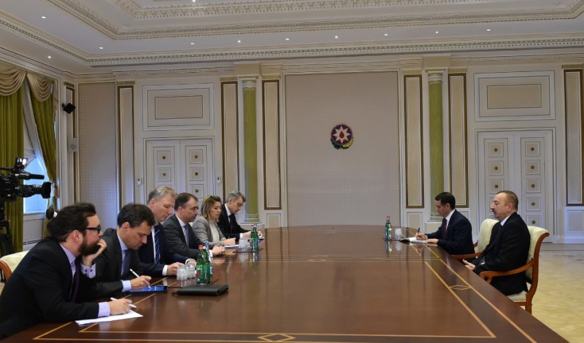 Avropa İttifaqının xüsusi elçisi prezidentin qəbulunda