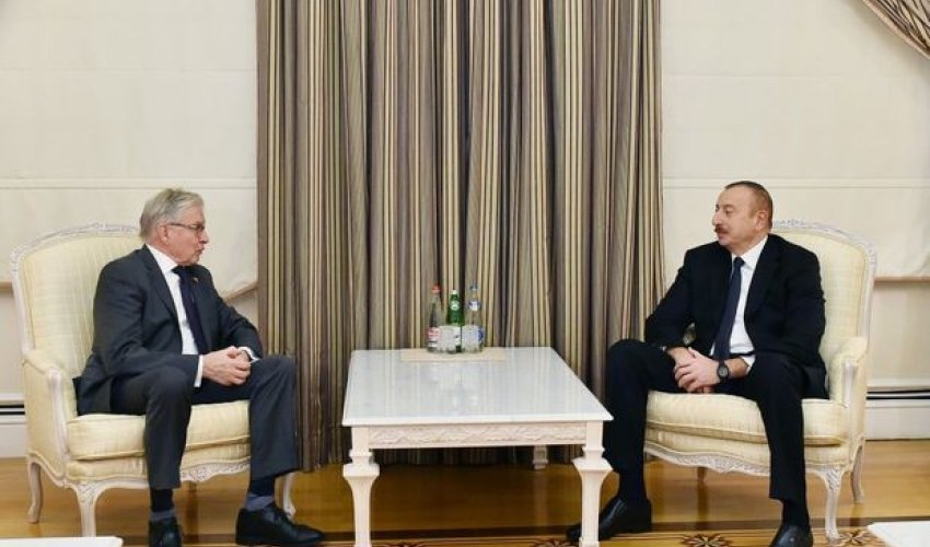 İlham Əliyev AŞPA-nın eks-prezidentini qəbul edib