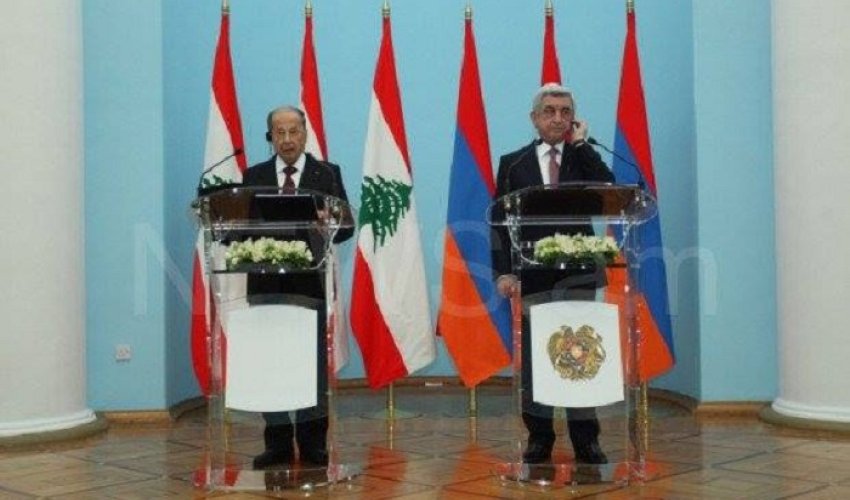 Sarkisyan Livan prezidentinə Qarabağdan danışdı