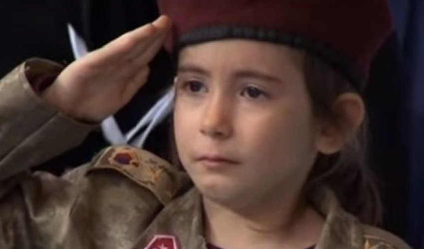 Ərdoğan altı yaşlı qıza şəhid kimi dəfn söz verdi – VİDEO