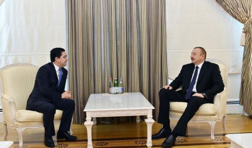 İlham Əliyev mərakeşli naziri qəbul etdi