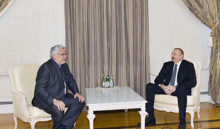 İlham Əliyev Paraqvay Senatının sədrini qəbul edib