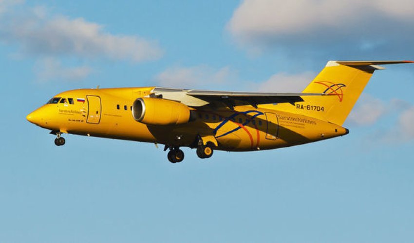 Rusiya An-148 sərnişin təyyarələrini qadağan etdi Rusiya An-148 sərnişin təyyarələrini qadağan etdi