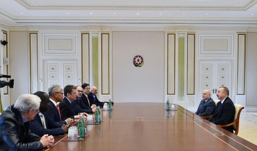 İlham Əliyev Tomas Vonierini qəbul edib
