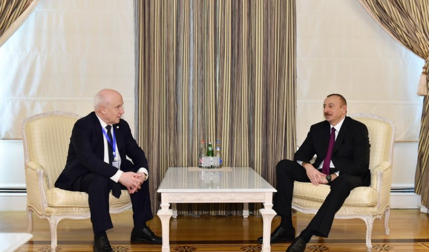 Prezident Sergey Lebedevi qəbul edib