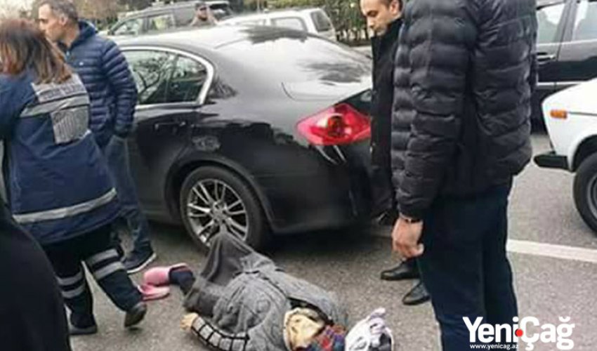 Daha bir süpürgəçi qadını maşın vurdu - FOTO Daha bir süpürgəçi qadını maşın vurdu - FOTO