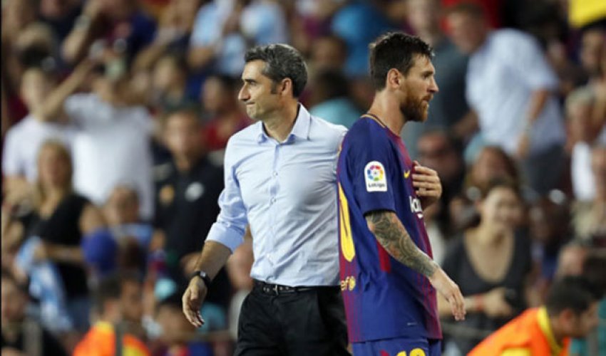 Messi etiraz etdi, Valverde susdu