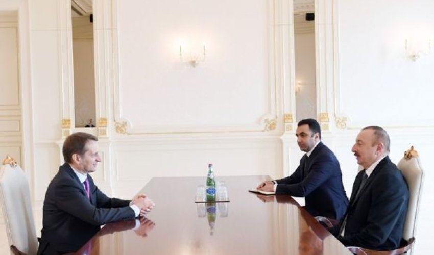 Rusiyanın baş kəşfiyyatçısı İlham Əliyevlə danışıqlarda