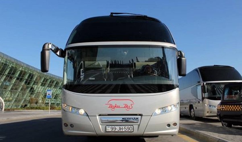 Aeroporta gedən avtobusların marşurutu dəyişdi Aeroporta gedən avtobusların marşurutu dəyişdi
