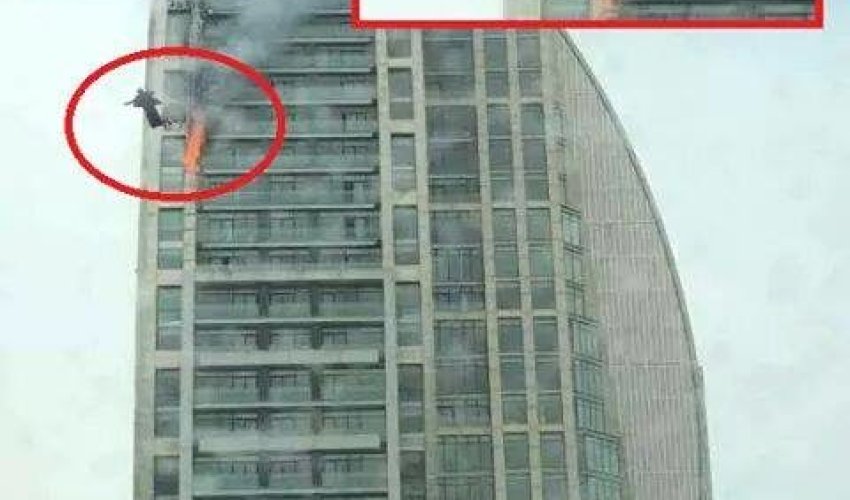 Yanan “Trump Tower”dən bir nəfər özünü atıb - DƏHŞƏTLİ GÖRÜNTÜ Yanan “Trump Tower”dən bir nəfər özünü atıb - DƏHŞƏTLİ GÖRÜNTÜ