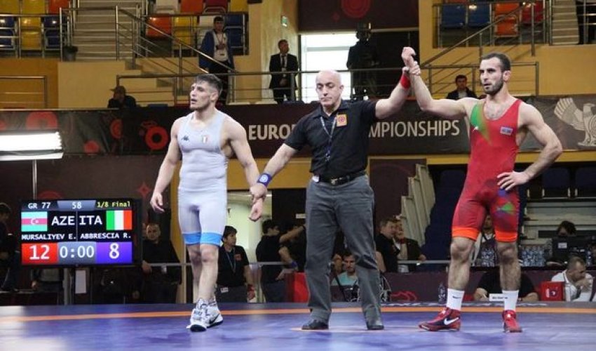 Üç güləşçimiz Avropa çempionatında mərhələ adladı
