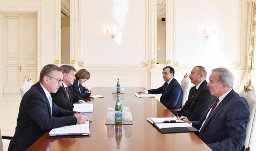 Prezident baş direktoru qəbul edib