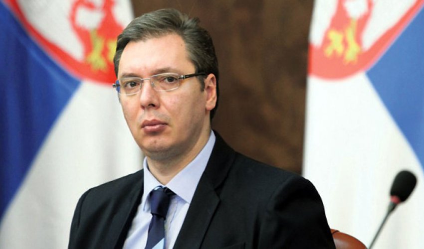 Aleksandr Vuçiç Bakıya gəldi